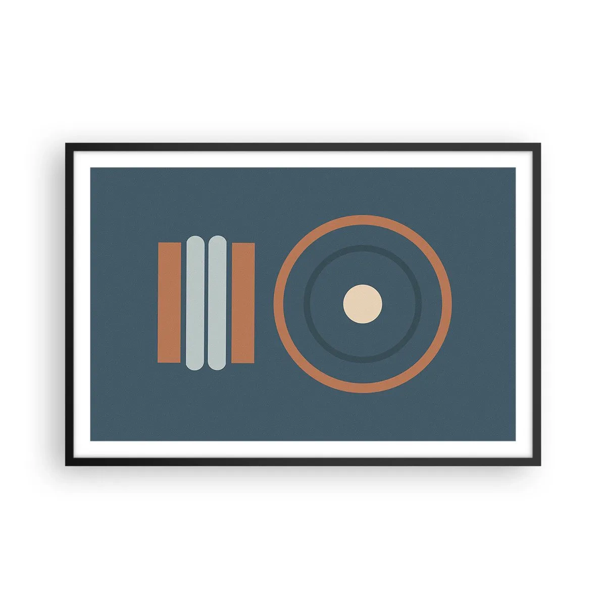 Poster in een zwarte lijst - De essentie van dingen - 91x61 cm