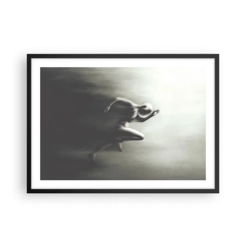 Poster in een zwarte lijst - Niet te stopen - 70x50 cm
