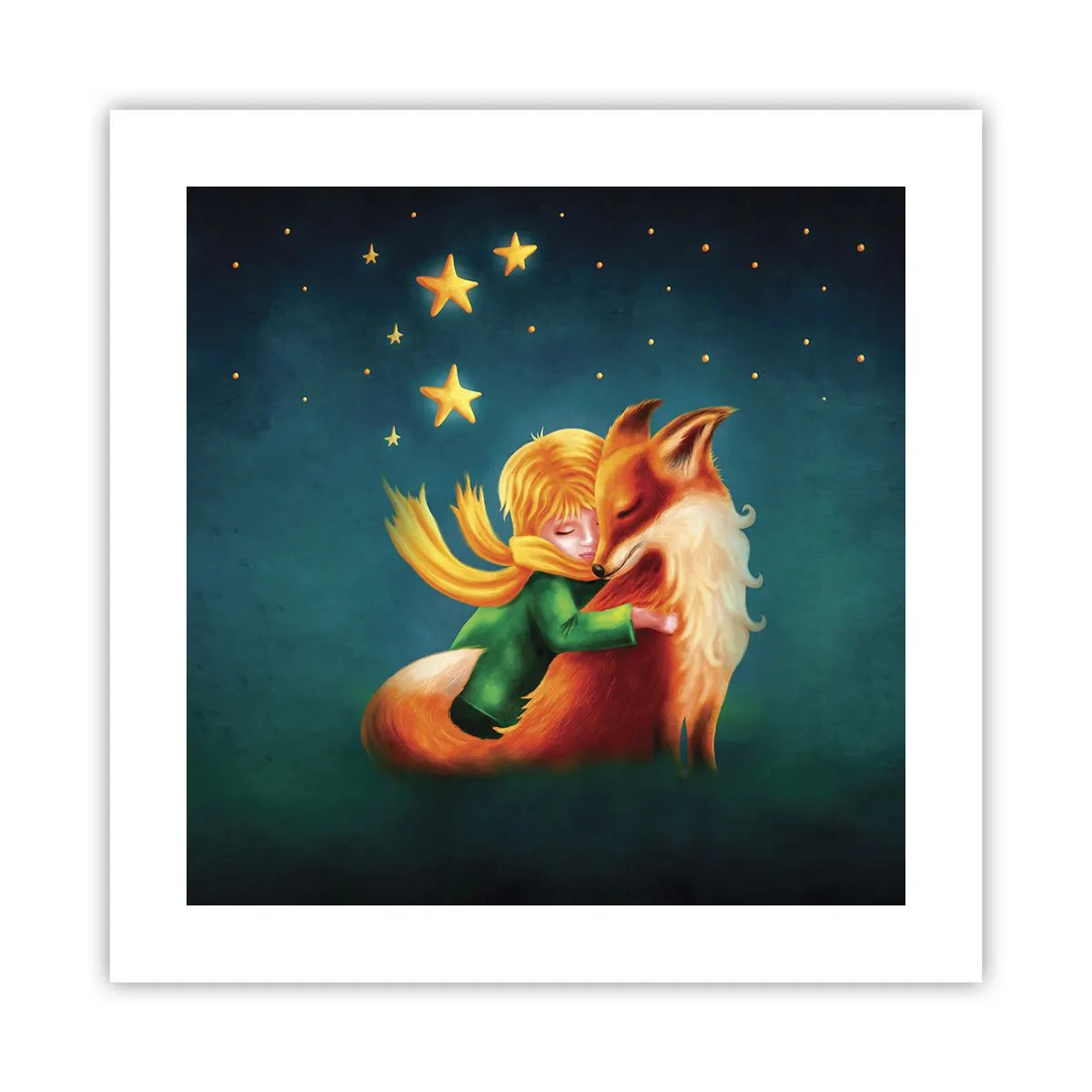 Poster - Kleine Prins - 40x40 cm