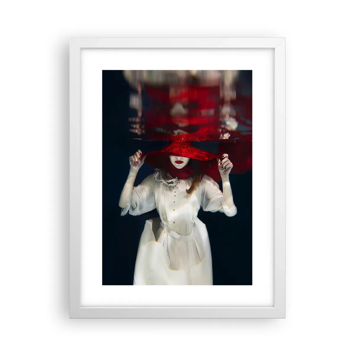 Poster in een witte lijst - Hatelijke godin in de Slavische mythologie - 30x40 cm