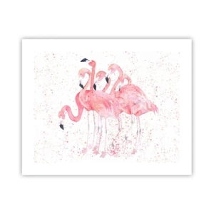 Poster - Roze ensemble - 50x40 cm