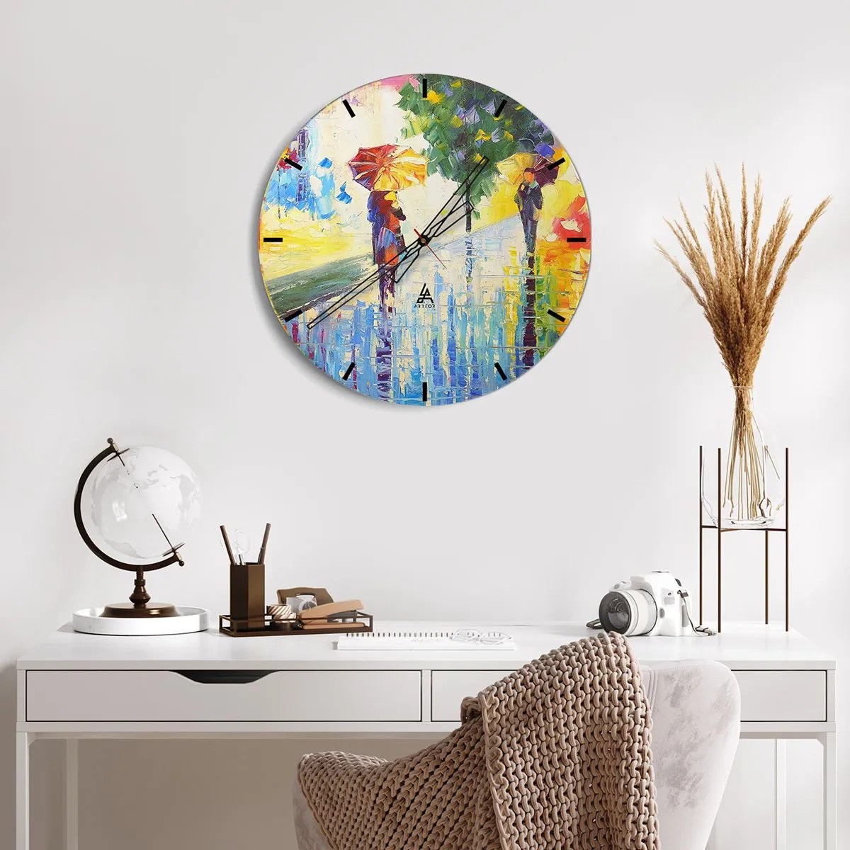 Wandklok - Klok - Nu is het helemaal duidelijk - 30x30 cm