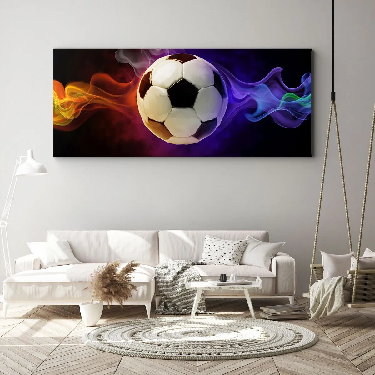 Schilderen op canvas - De magische kracht van het spel - 160x50 cm