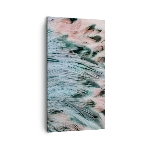 Schilderen op canvas - Saffier roze dons - 45x80 cm