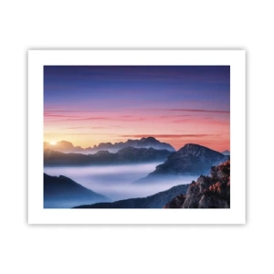 Poster - Over de valleien - 50x40 cm