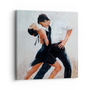 Schilderen op canvas - Tango van mijn dromen - 30x30 cm
