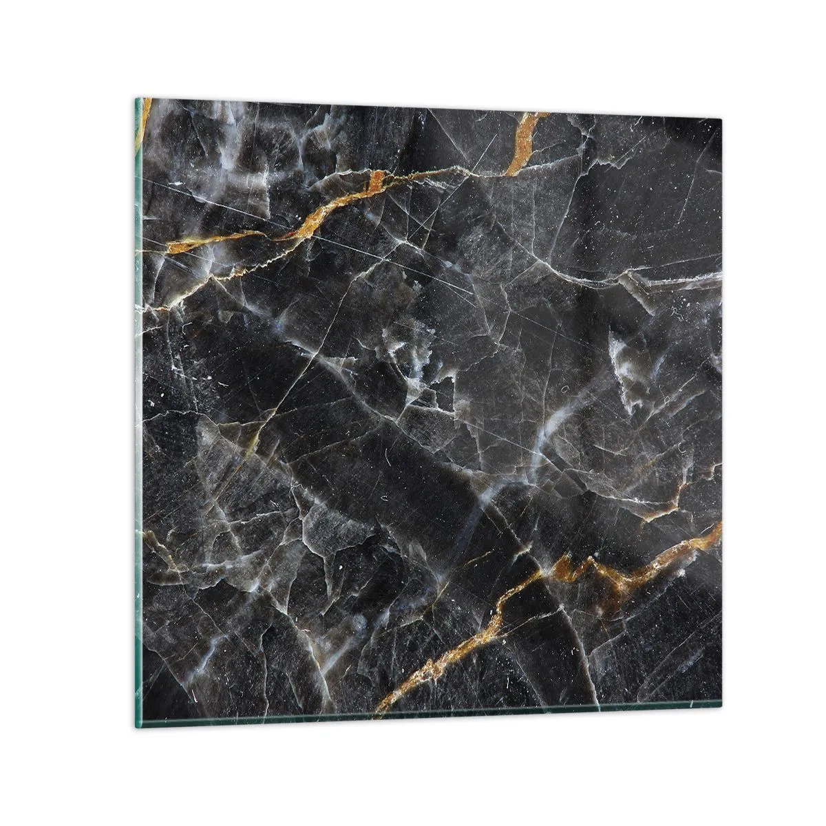 Schilderen op glas - Het innerlijke leven van de steen - 70x70 cm