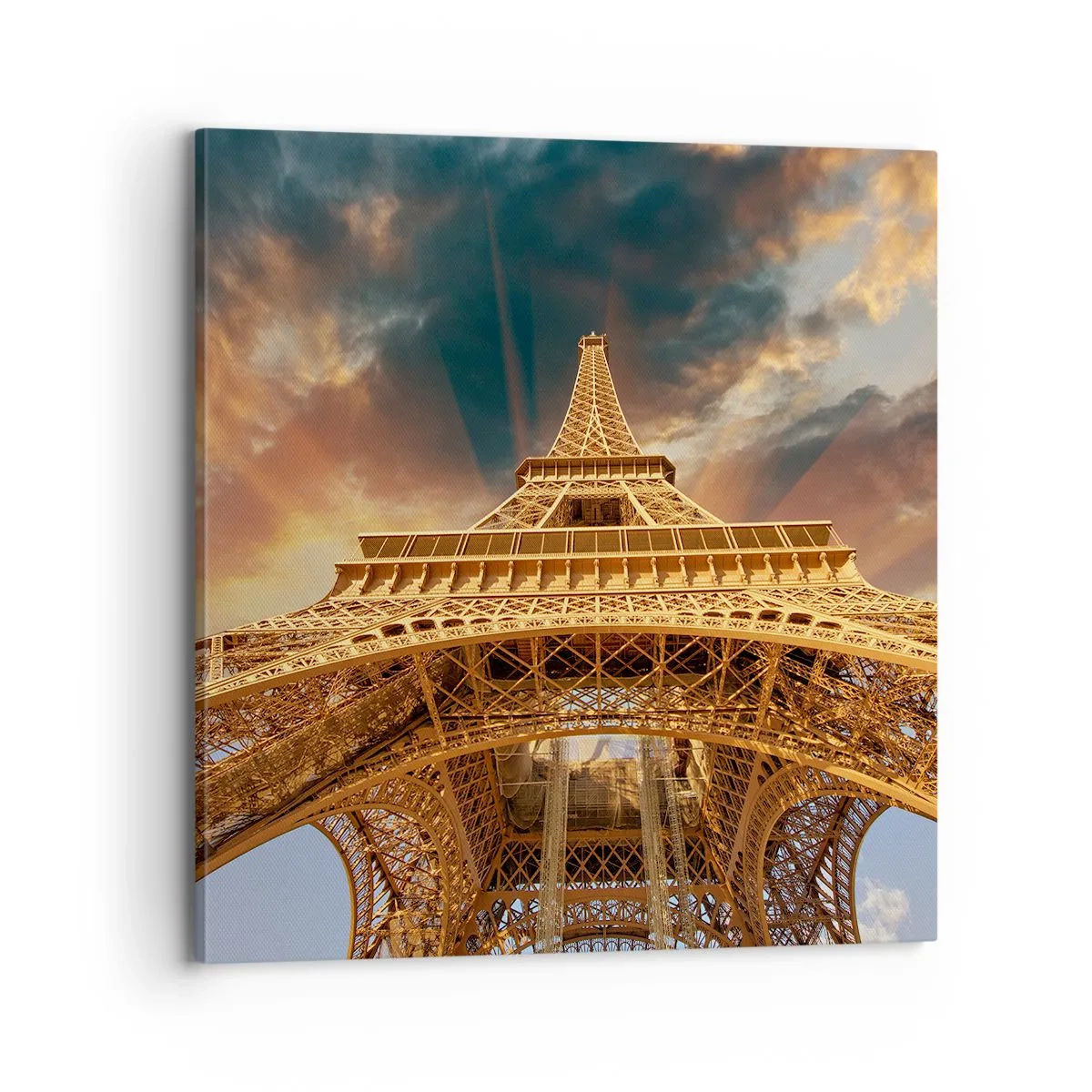 Schilderen op canvas - Hoe de mensheid de hemel bereikte - 70x70 cm