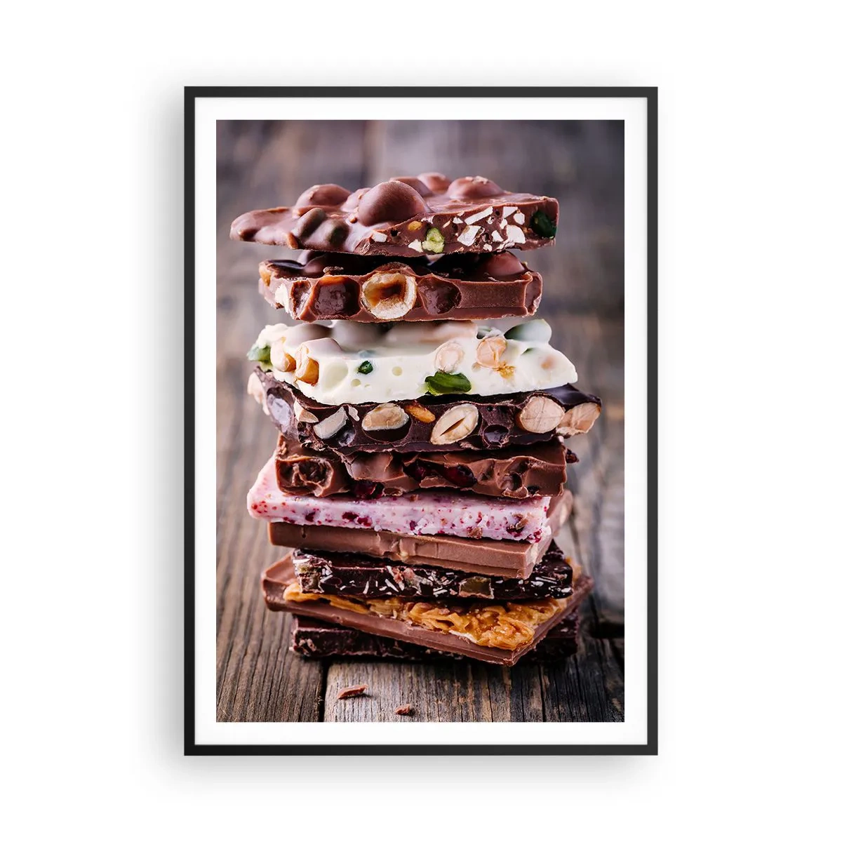 Poster in een zwarte lijst - Een heerlijk vooruitzicht - 70x100 cm