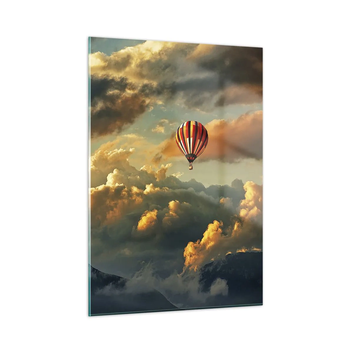 Schilderen op glas - Ik vlieg omdat ik dat wil - 50x70 cm