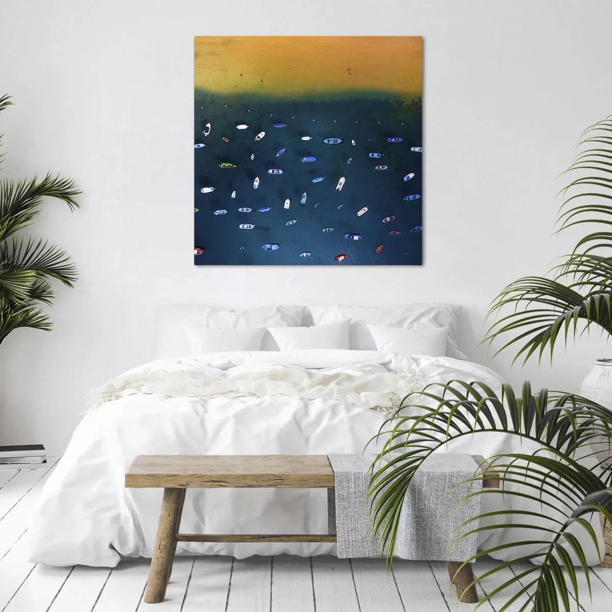 Schilderen op canvas - Vakantie spel - 30x30 cm
