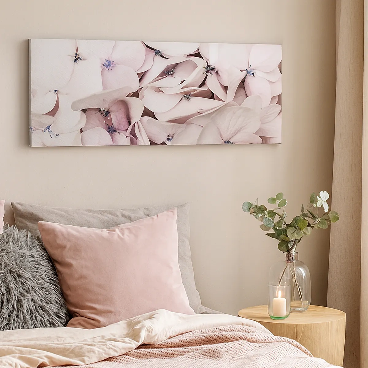 Schilderen op canvas - In een vloed van bloemen - 30x30 cm