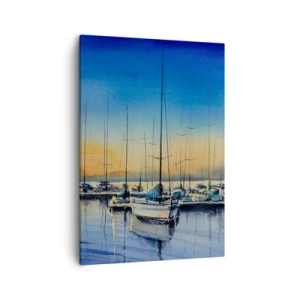 Schilderen op canvas - Einde van een goede dag - 50x70 cm