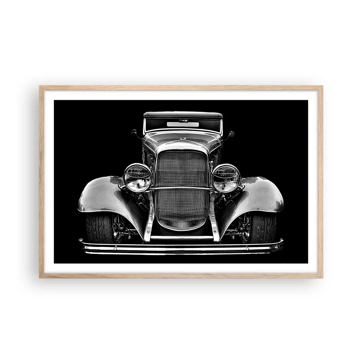 Een poster in een licht eiken lijst - Een echte gentleman - 91x61 cm