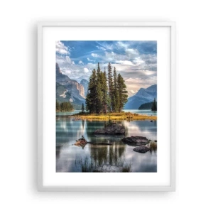 Poster in een witte lijst - Aan het grote en schone water ... - 40x50 cm