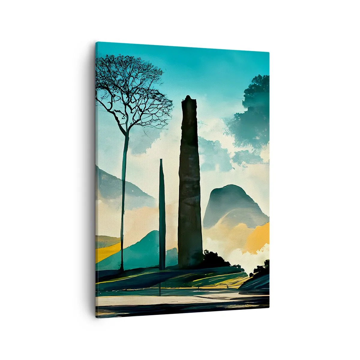 Schilderen op canvas - Nog hoger en hoger - 50x70 cm