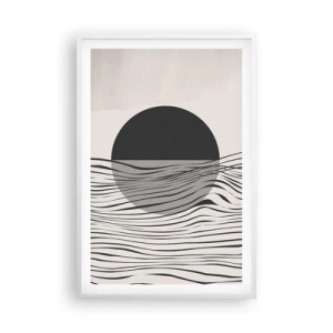 Poster in een witte lijst - Halve compositie - 61x91 cm