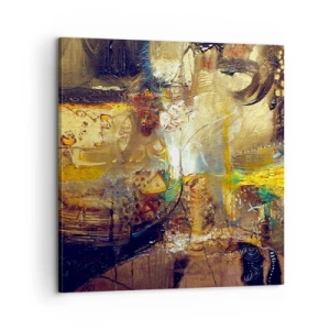 Schilderen op canvas - Koud, warmer, heet - 60x60 cm