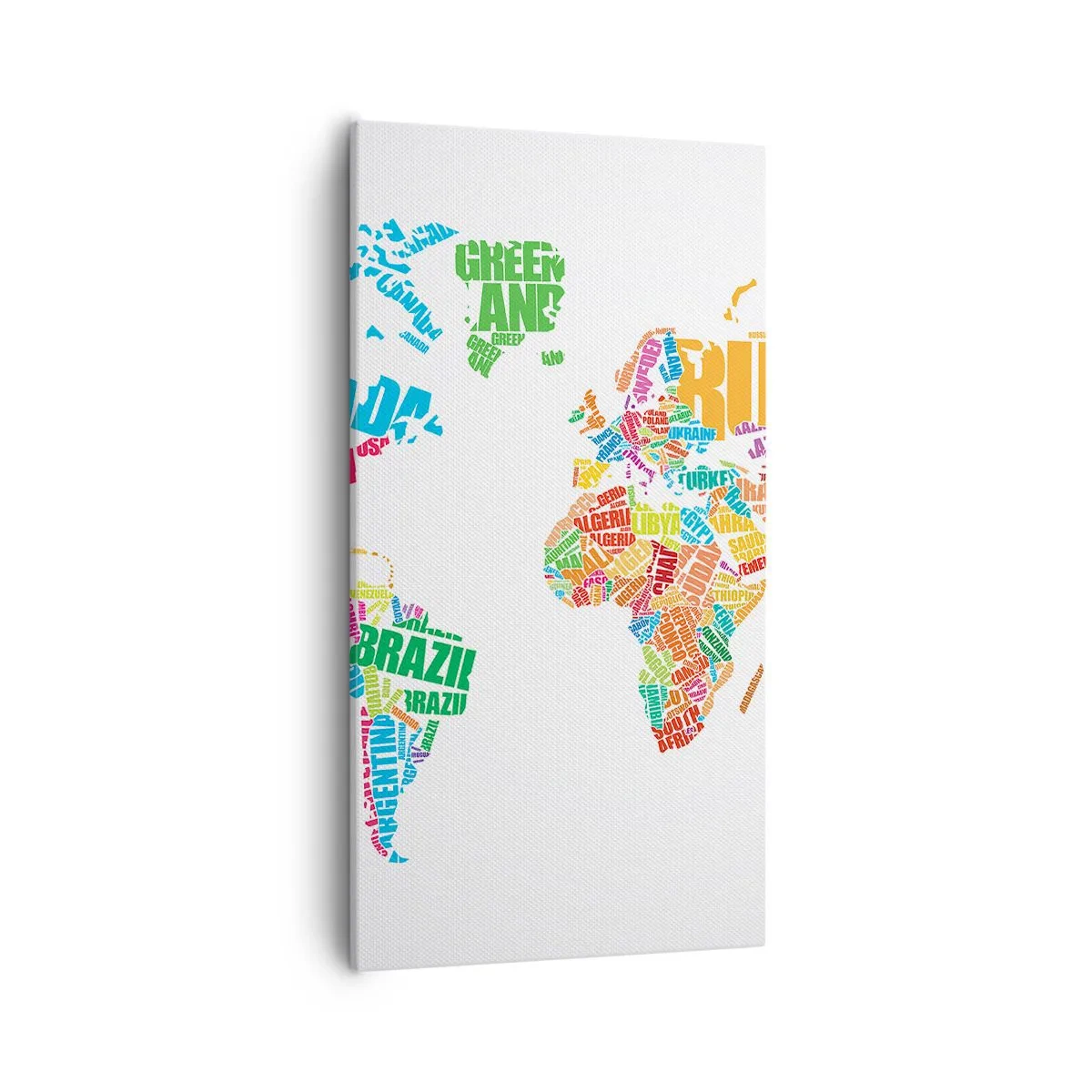 Schilderen op canvas - Ik wil ze allemaal weten - 55x100 cm