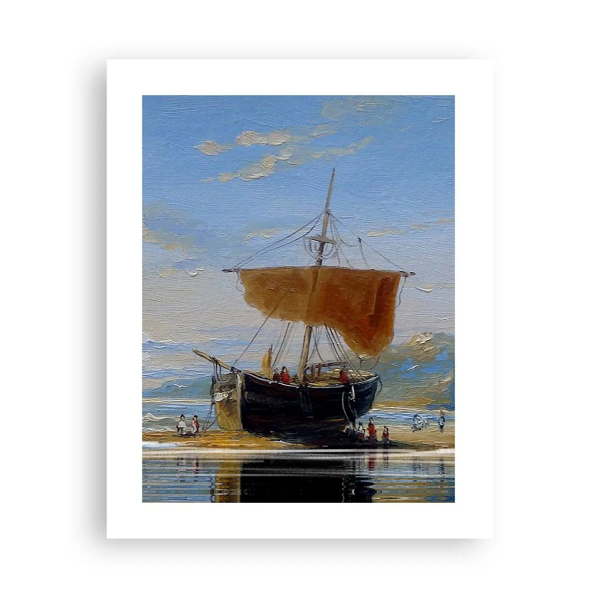 Poster - Water, bodem, lucht - 40x50 cm