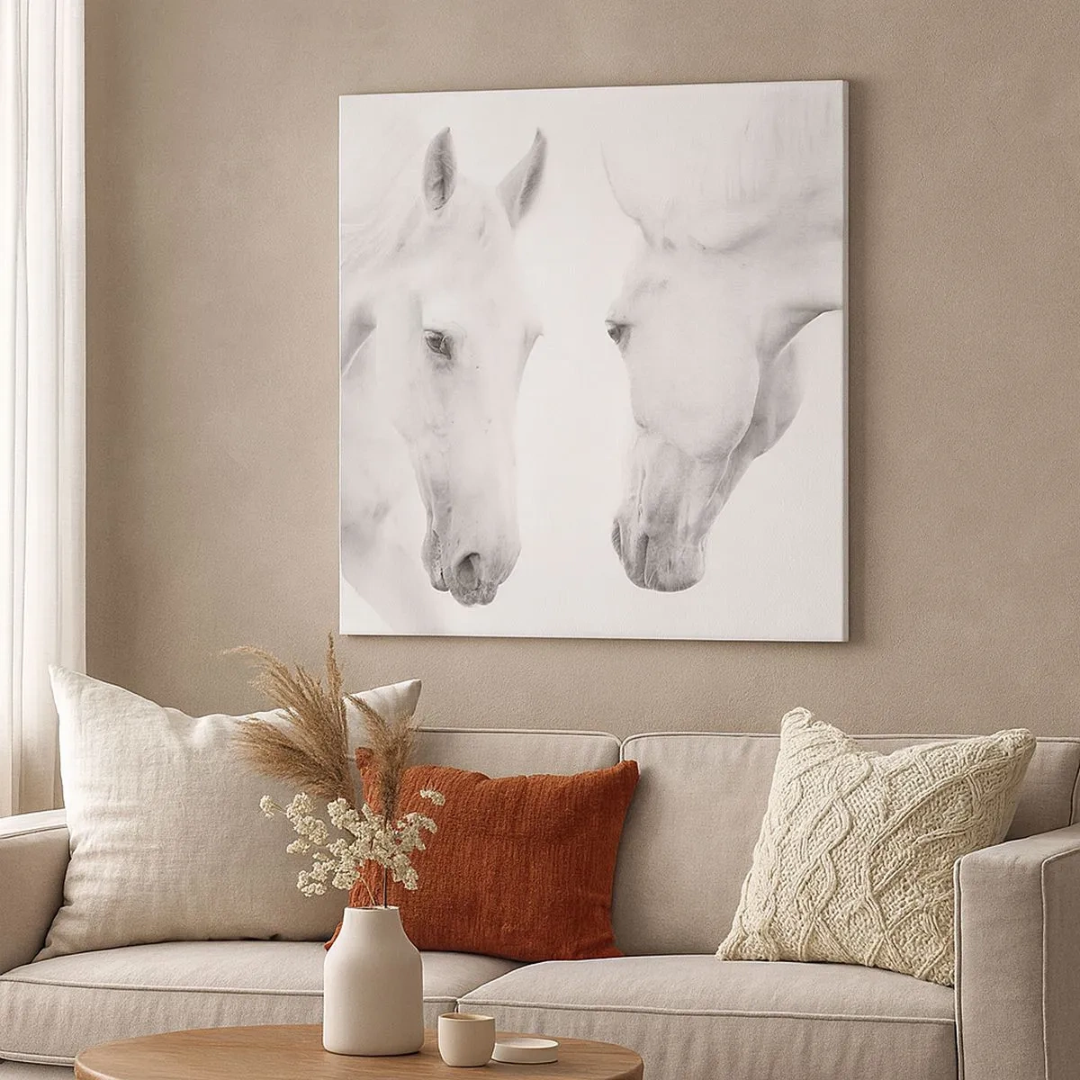 Schilderen op canvas - Is dit vriendschap...? - 30x30 cm