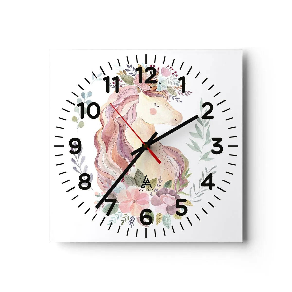 Wandklok - Klok - Een uitnodiging in de wereld van sprookjes - 30x30 cm