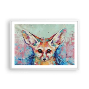 Poster in een witte lijst - Ben je klaar voor mij? - 70x50 cm