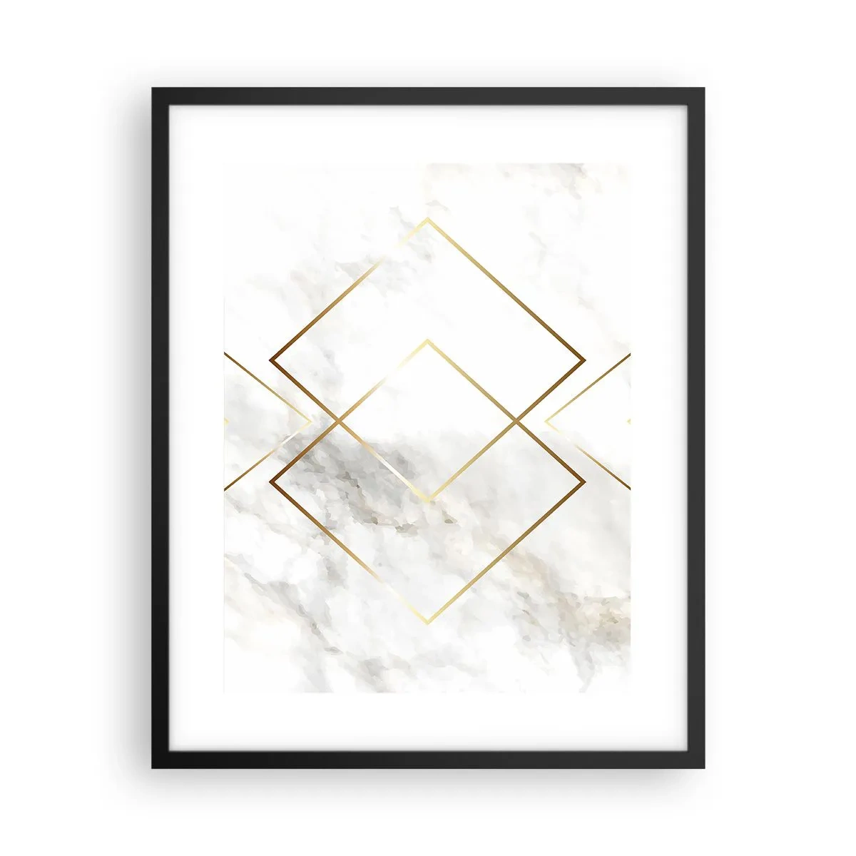 Poster in een zwarte lijst - Een uitzicht tot in het oneindige - 40x50 cm