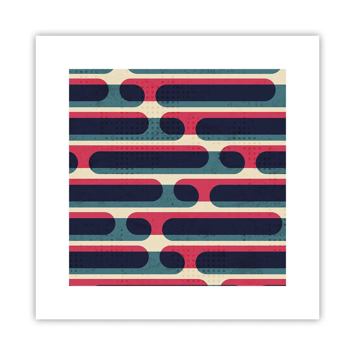 Poster - In de diepte en vooruit - 30x30 cm