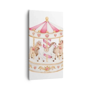 Schilderen op canvas - De zoete kinderwereld - 55x100 cm