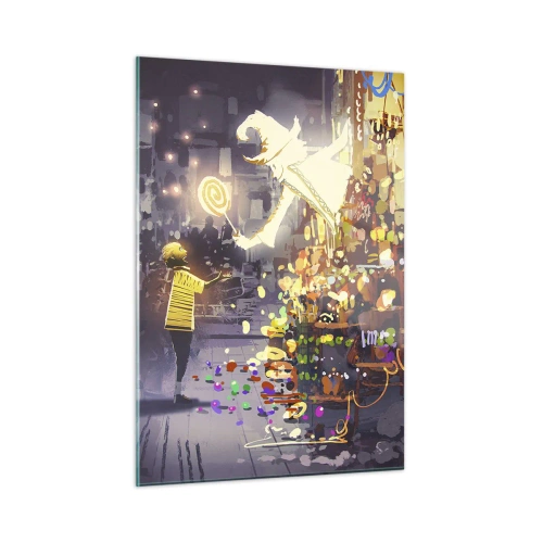 Schilderen op glas - Tovenarij bestaat wel - 50x70 cm