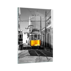 Schilderen op glas - De geest van Lissabon - 50x70 cm