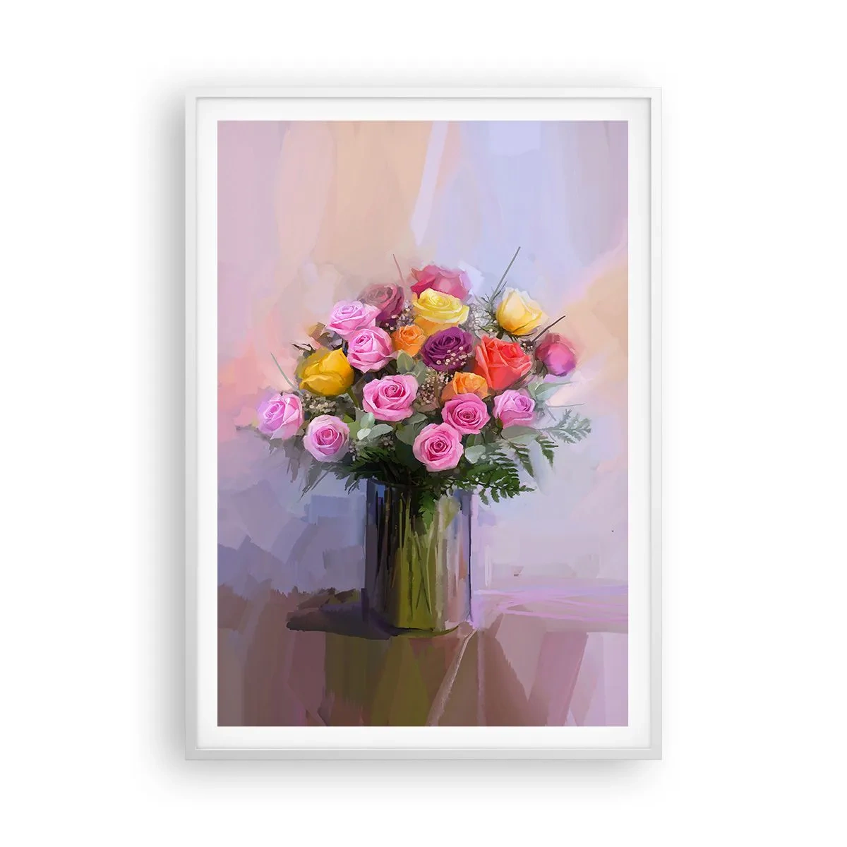 Poster in een witte lijst - Ingehouden schoonheid - 70x100 cm