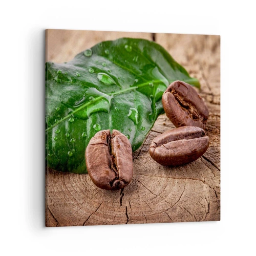 Schilderen op canvas - De meest ware en zwarte - 50x50 cm