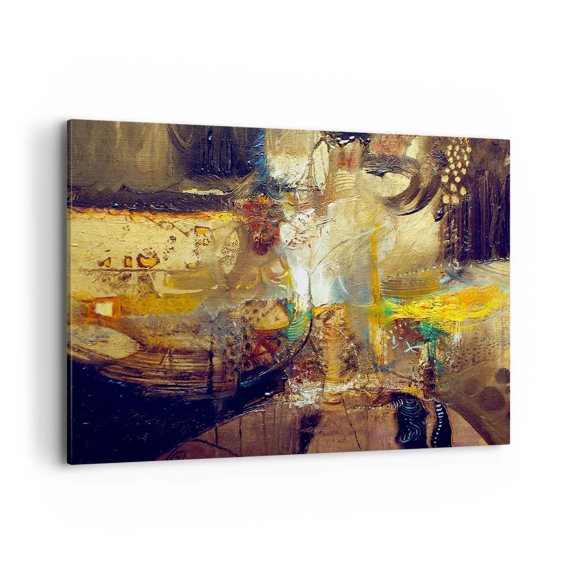 Schilderen op canvas - Koud, warmer, heet - 100x70 cm