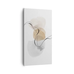 Schilderen op canvas - Lucht kralen - 55x100 cm