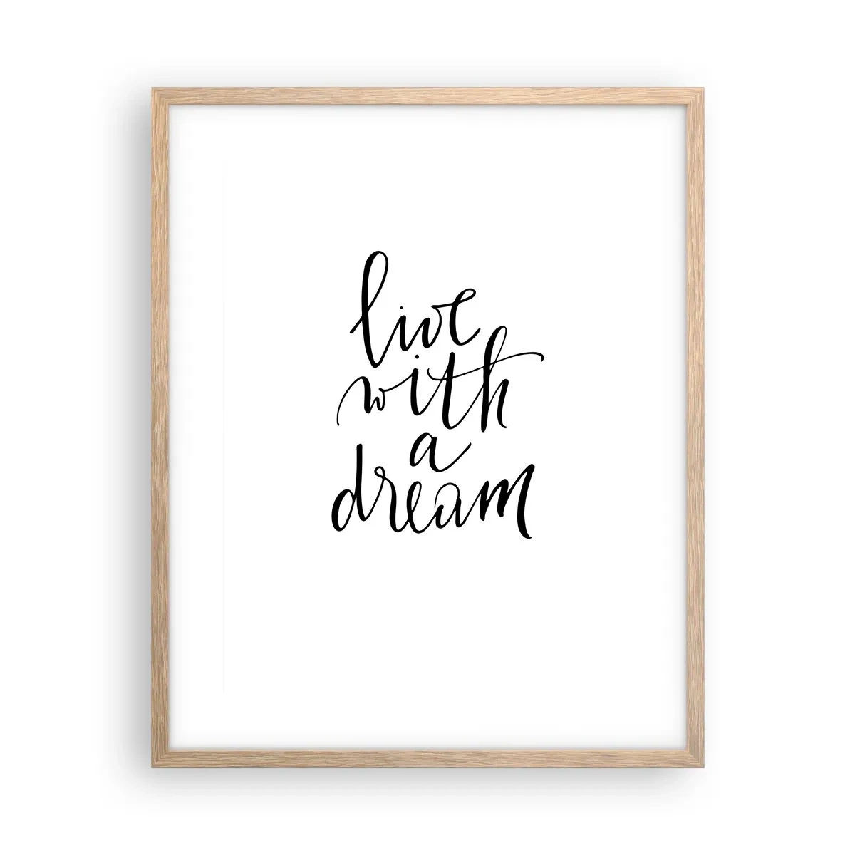 Een poster in een licht eiken lijst - Natuurlijk - 40x50 cm