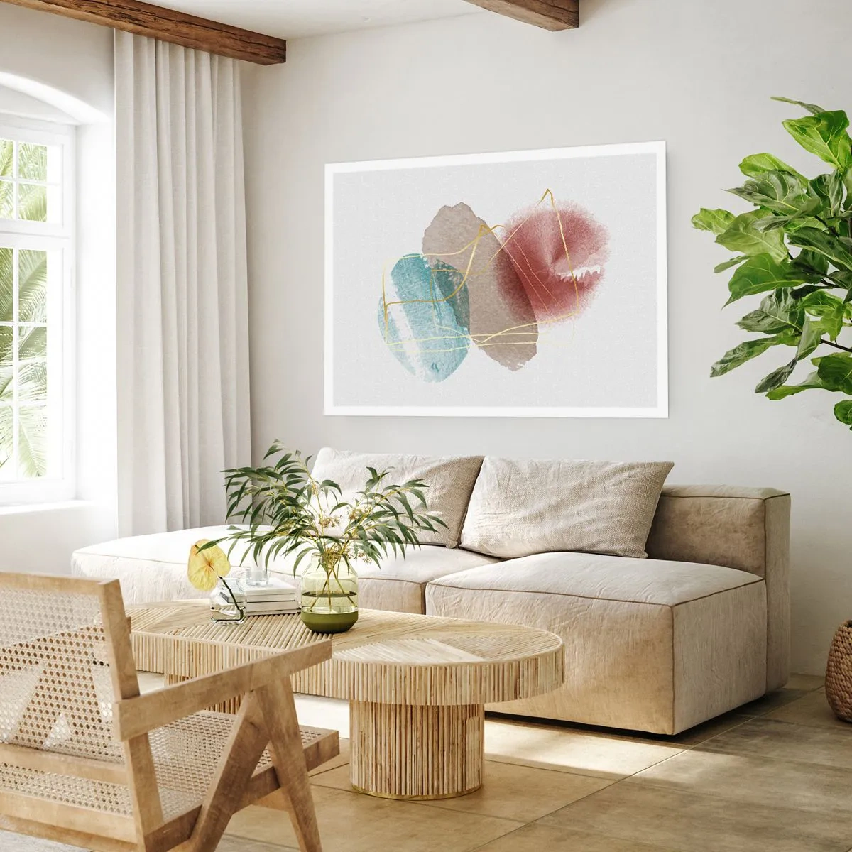 Poster - Koralen van de ruimte - 91x61 cm