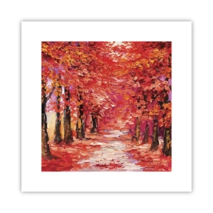 Poster - Herfst impressie - 30x30 cm