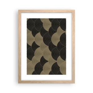 Een poster in een licht eiken lijst - Eenheid in veelheid - 30x40 cm