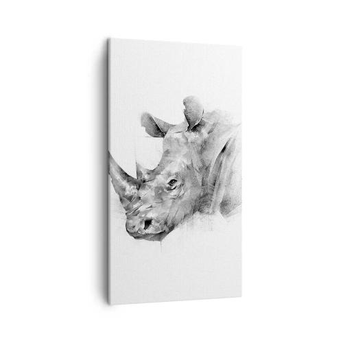 Schilderen op canvas - Afrikaans portret - 45x80 cm