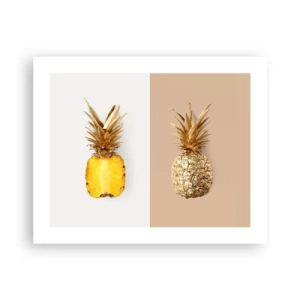 Poster - Ananas voor ons - 50x40 cm