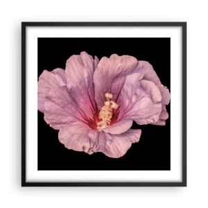 Poster in een zwarte lijst - Recht in het hart - 50x50 cm