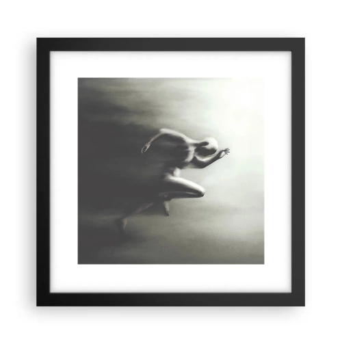 Poster in een zwarte lijst - Niet te stopen - 30x30 cm