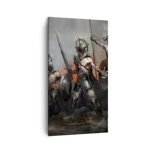 Schilderen op canvas - Met of op een schild - 45x80 cm