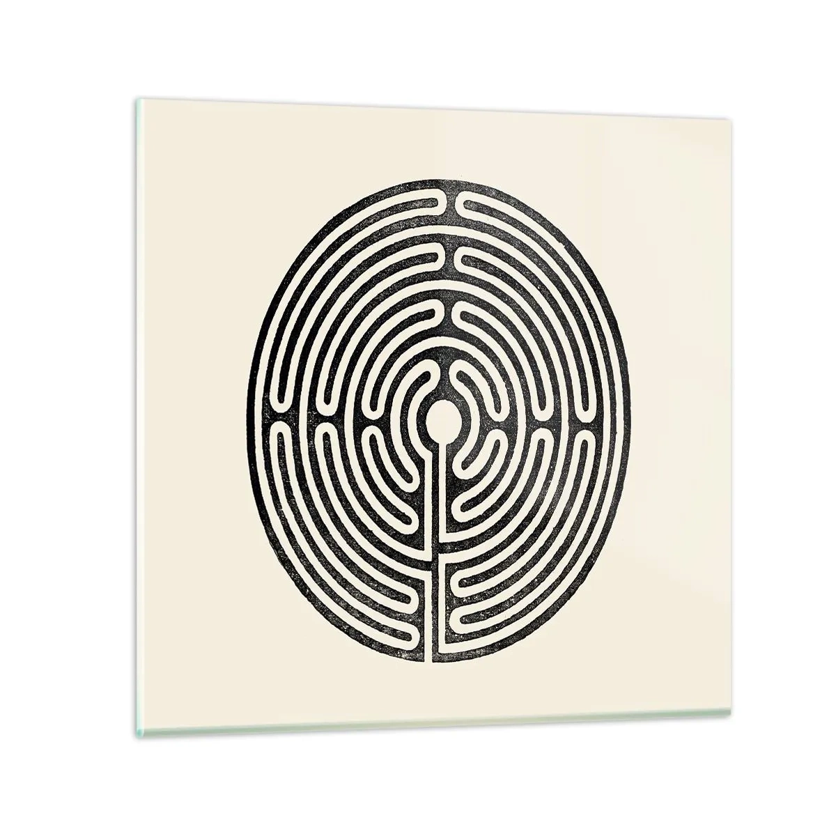 Schilderen op glas - Mysterieuze orde - 30x30 cm