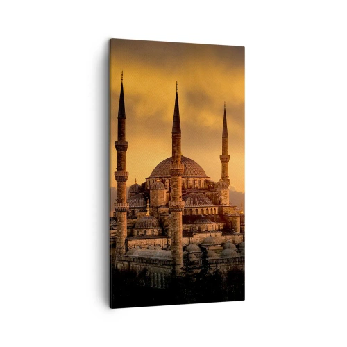 Schilderen op canvas - God is geweldig - 45x80 cm