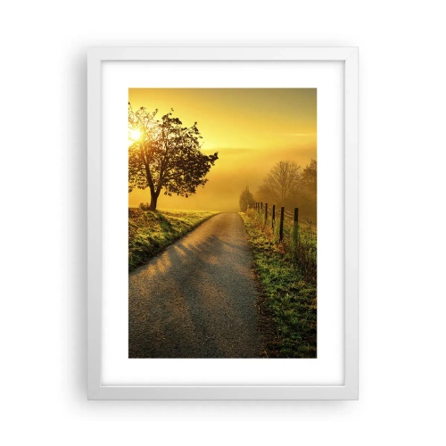 Poster in een witte lijst - Honingmiddag - 30x40 cm