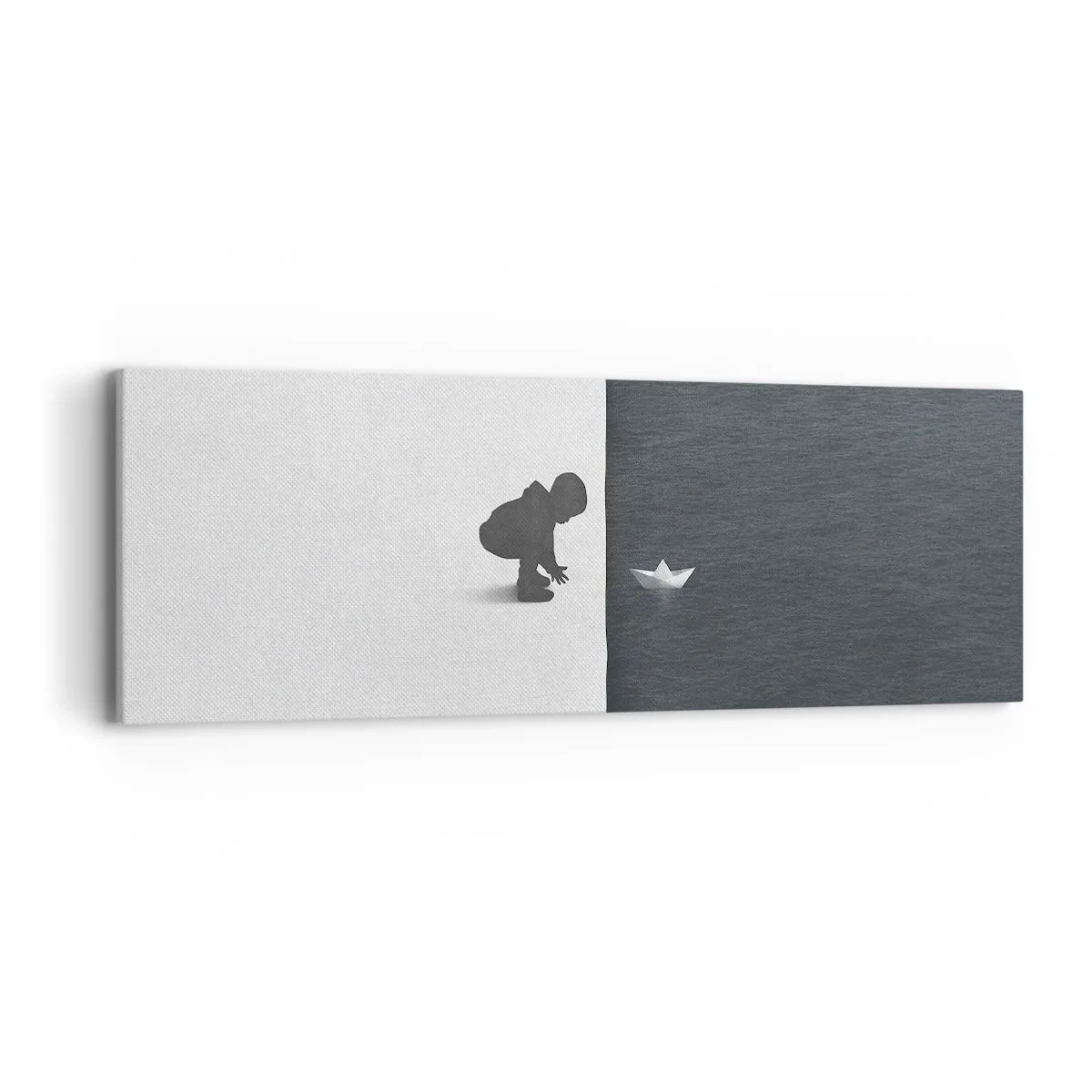 Schilderen op canvas - Geweldige expeditie - 90x30 cm