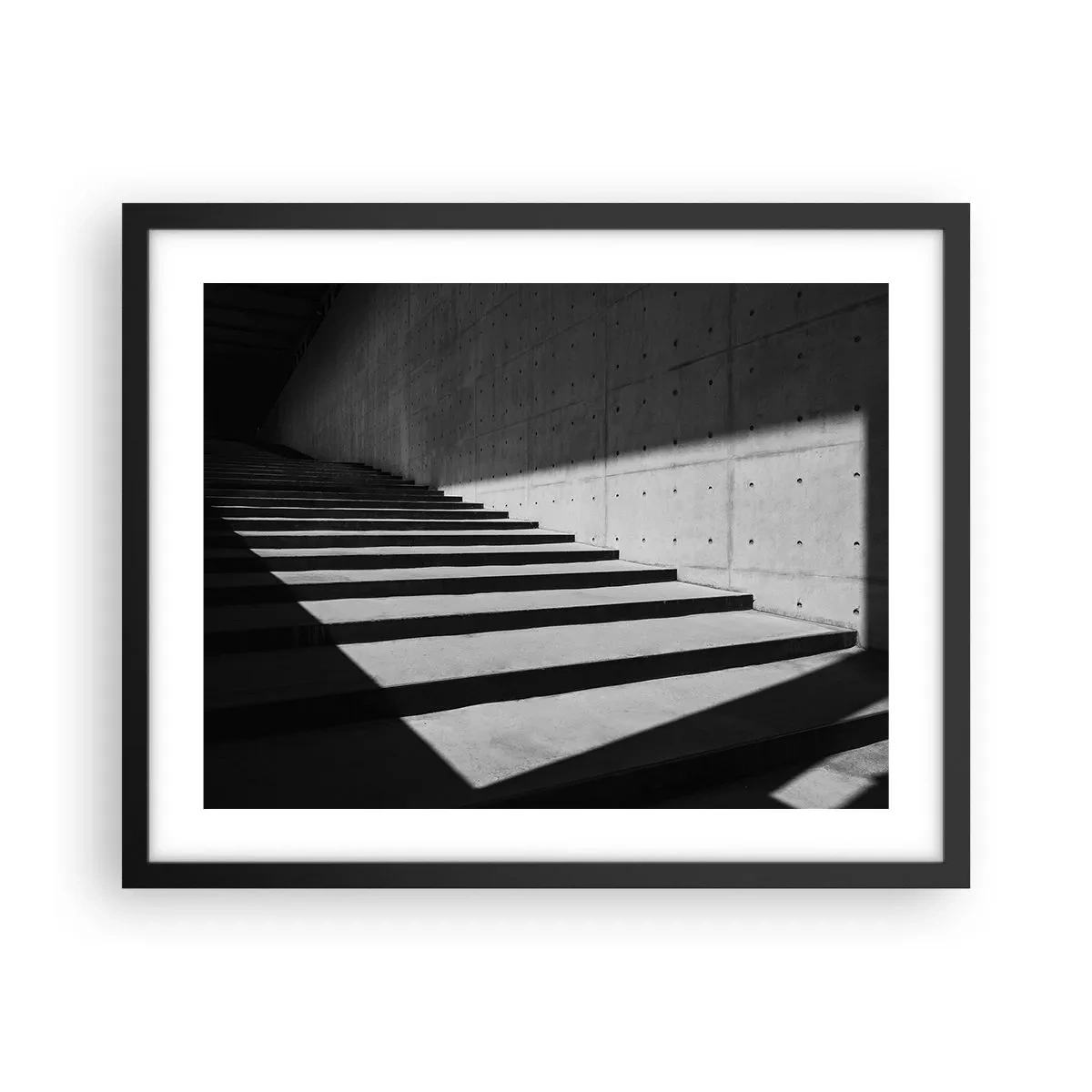 Poster in een zwarte lijst - De rauwe schoonheid van het modernisme - 50x40 cm